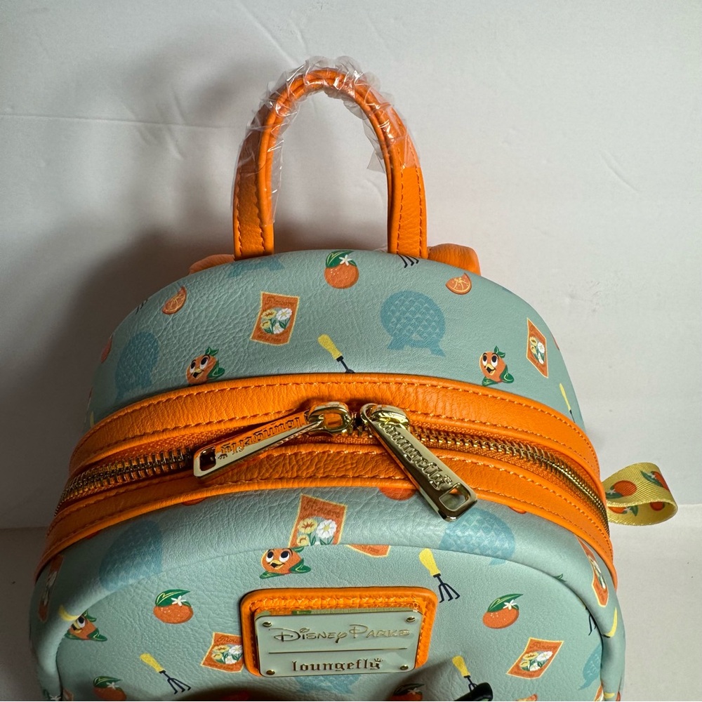 NWT. Disney Loungefly featuring Orange Bird. Approx. 10" H x 9 1/2" W x 5" D - Picture 2 of 14
